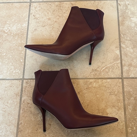 Boss Deep Burgundy Ankle Booties size 39 - Picture 3 of 7